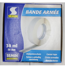 Лента металлизированная для углов Semin BANDE ARME (Corner Tape) 30м Франция